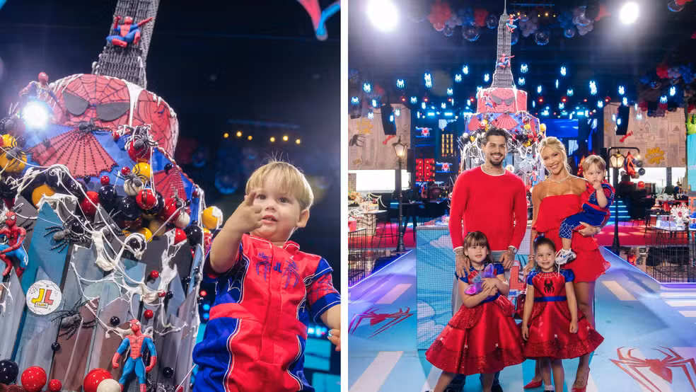 Virginia e Zé Felipe se reúnem em festa de 2 anos do filho José Leonardo